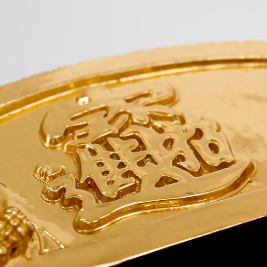 聚宝盆 日进斗金纯铜古法贴金工艺 商品图3