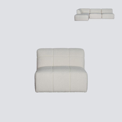 NS家居ns furniture软包布艺转角组合沙发NSSF-5407-05/NSSF-5407-49L 商品图1