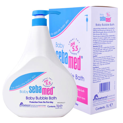 GZDX施巴婴儿泡泡沐浴露1000ml 商品图0