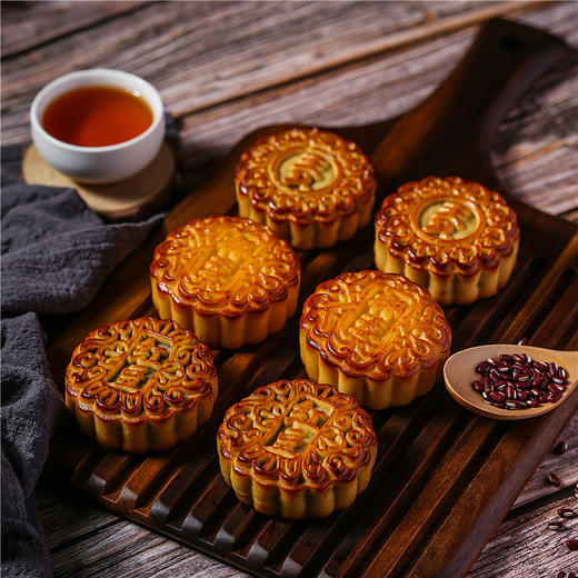 广式月饼--追云逐月礼盒（购买两盒赠送52.8元蛋黄酥礼盒兑换券一张）（卡券） 商品图2