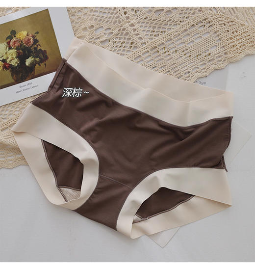 老米优品 / 3条装！飓舒服！飓好穿！简直就是神仙质感！《奶油系列—莫代尔中篙腰女士内裤》保证你穿了就想把它焊在身上，完全无感的一款，亲肤感真的像面膜般软软糯糯！NK210901A 商品图11