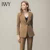 IWY/卡其色气质高端西装套装女长袖修身一粒扣总裁正装面试工作服CP11378 商品缩略图3