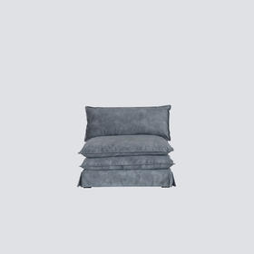 NS家居nsfurniture现代布艺活套可拆多层拼色单人沙发NSSF-5278-20