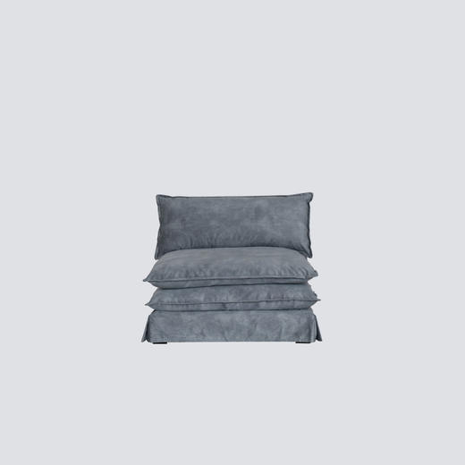 NS家居nsfurniture现代布艺活套可拆多层拼色单人沙发NSSF-5278-20 商品图0