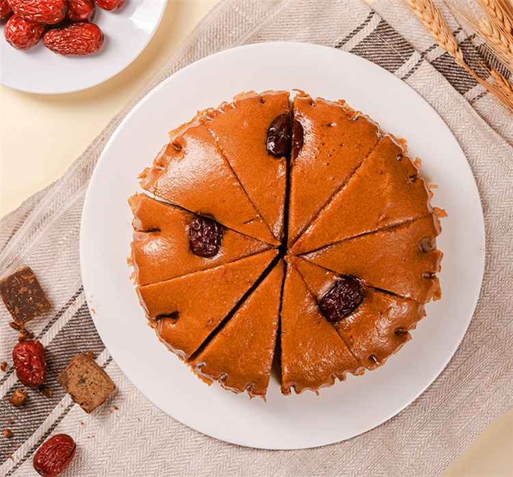 安井红糖发糕2袋速冻馒头红枣糕家用早餐点心香软传统糕点400g