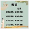 唐诗三百首｜第001 篇【春望】 商品缩略图0