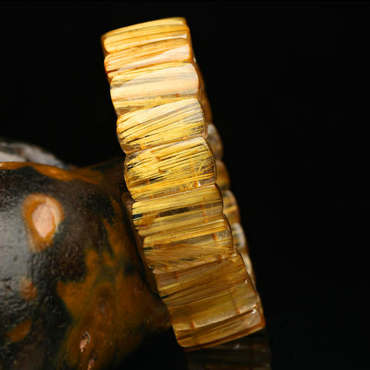 天然发晶手排钛晶手串 商品图4