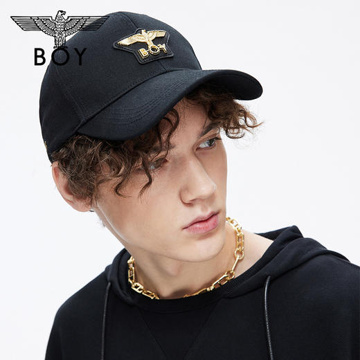BOY 21金色老鹰叠印情侣棒球鸭舌帽B213NT904102 商品图1
