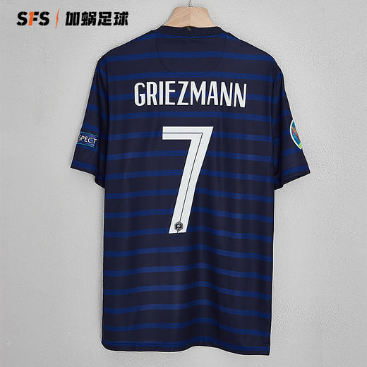 【送球员印号】SFS耐克正版 2021欧洲杯法国队主场球衣球迷短袖足球服CD0700-498 商品图1