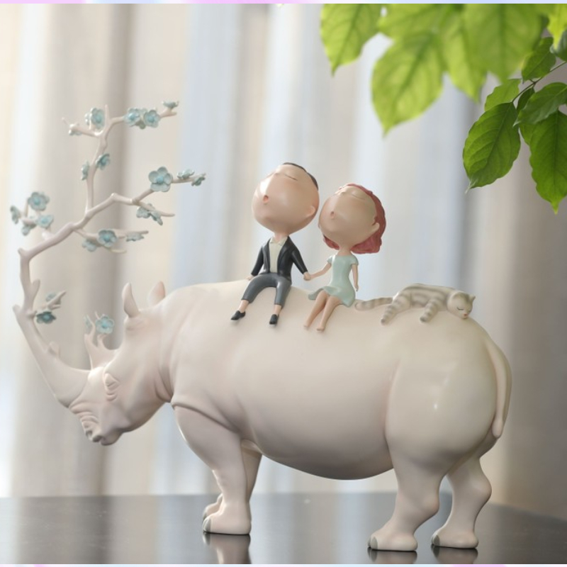 恋爱的犀牛/白色/500版/吴琼