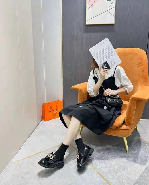 富贵吉祥蝴蝶结乐福鞋F205011 商品图1