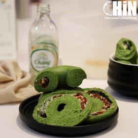 抹茶蔓越莓贝果