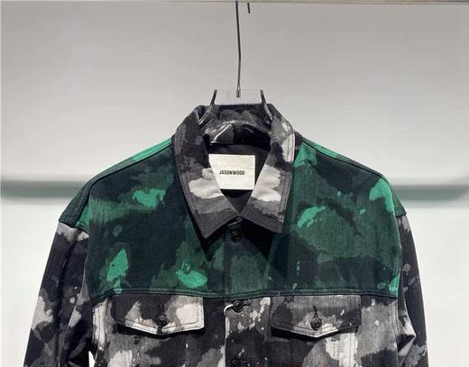 311108507 坚持我的/jasonwood 男装 秋季街头潮流翻领牛仔夹克 商品图2