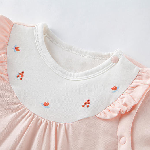 英氏21秋女宝居家服爬服哈衣连体衣YZJAJ31014A 商品图1