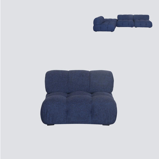 NS家居nsfurniture软包布艺转角组合沙发单人沙发NSSF-5403系列 NS2039-18 商品图0