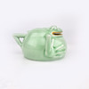 不仁斋薛继业陶瓷雕塑豆青釉本金口三足蟾钱罐扑满护财摆件 商品缩略图3