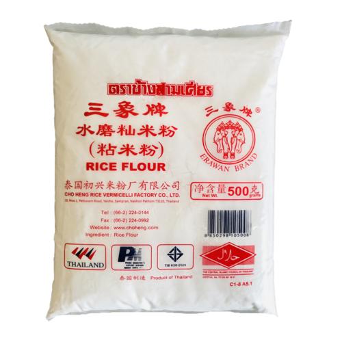 403泰国进口三象牌水磨粘米粉500克