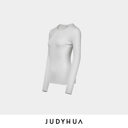 JUDYHUA 侧袖镂空针织上衣 商品图3