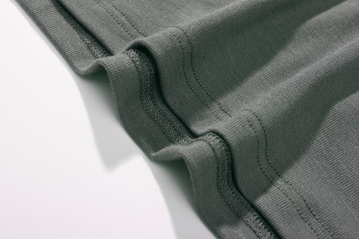 【授权商品】samewills新款性感掐腰套头纯色长袖方领T恤秋冬【215119】 商品图2