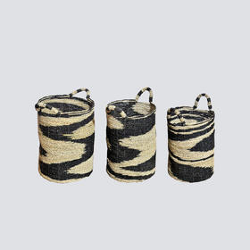 NS家居nsfurniture进口手工藤制储物篮筐-NSDE-3232L/M/S