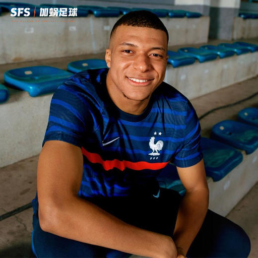 【送球员印号】SFS耐克正版 2021欧洲杯法国队主场球衣球迷短袖足球服CD0700-498 商品图2