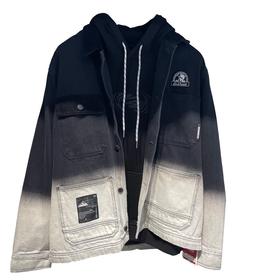 311108504 坚持我的/jasonwood 男装 秋季街头潮流翻领牛仔夹克