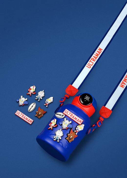 曙曦奥特曼儿童智能温显保温杯316L 500ml 商品图5