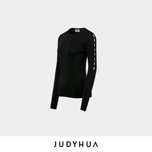 JUDYHUA 侧袖镂空针织上衣 商品图7