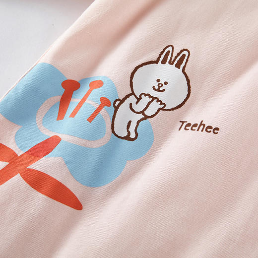 英氏21秋女宝居家服爬服哈衣连体衣YZJAJ31014A 商品图3