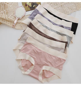 老米优品 / 3条装！飓舒服！飓好穿！简直就是神仙质感！《奶油系列—莫代尔中篙腰女士内裤》保证你穿了就想把它焊在身上，完全无感的一款，亲肤感真的像面膜般软软糯糯！NK210901A