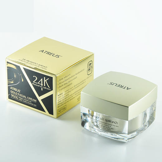 【中欧班列精选】 泰国ATREUS 24K黄金面霜50G      MMT 商品图2