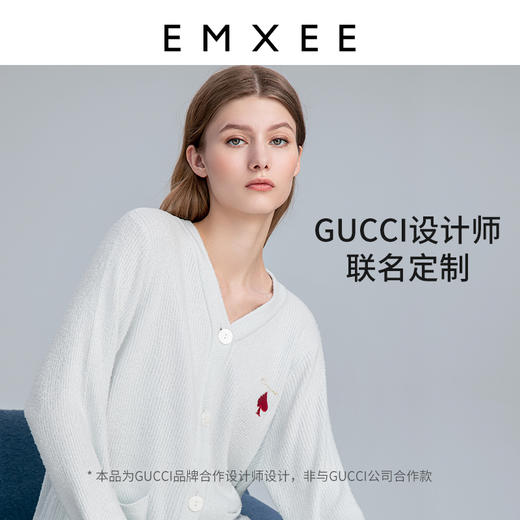 【月子服专场】EMXEE嫚熙羽毛纱家居套装 商品图3