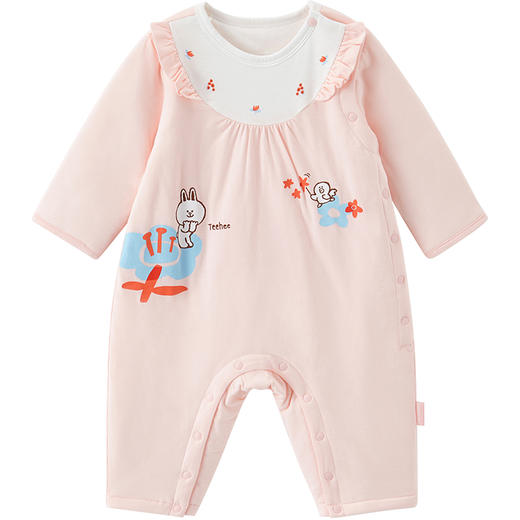 英氏21秋女宝居家服爬服哈衣连体衣YZJAJ31014A 商品图6