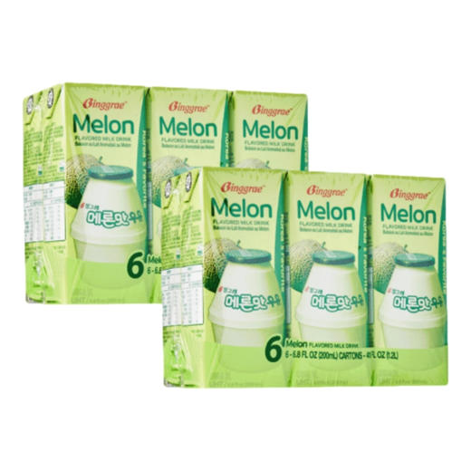 [묶음] 빙그레 메론우유200ml*6*2 商品图0