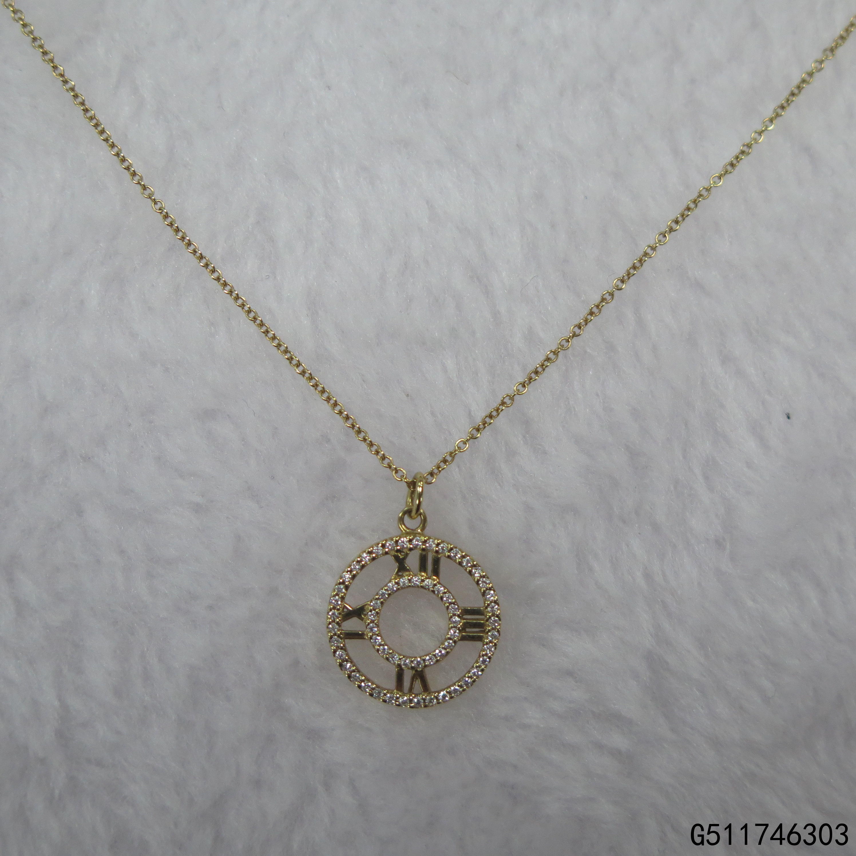 【二手95新】蒂芙尼tiffany atlas镂空项链