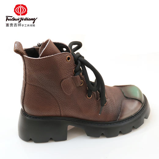 富贵吉祥超轻厚底短靴F216018 商品图2