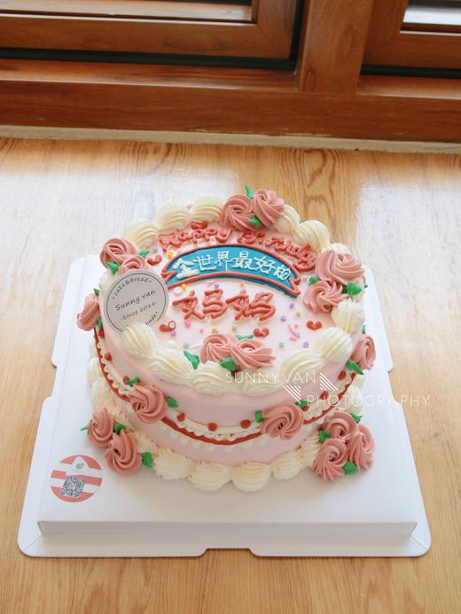 手绘款~最好的妈妈  MOM  送给妈妈的蛋糕 商品图1