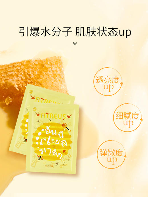 【中欧班列精选】 泰国ATREUS 蜂蜜燕窝面膜MMT 商品图0