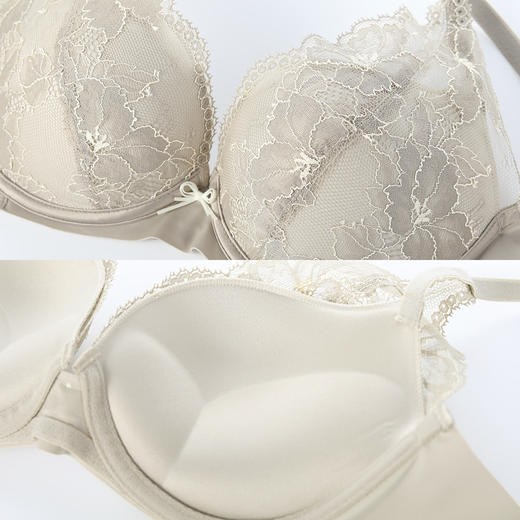 安莉芳小胸厚杯上托聚拢文胸女收副乳内衣EB00392 商品图4
