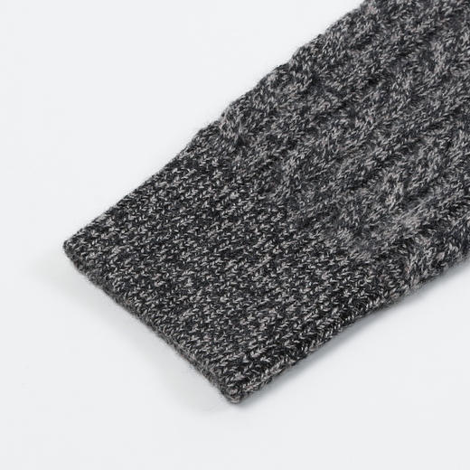 METTE羊绒世家2021年男士100%羊绒衫加厚打底提花圆领针织衫毛衣 商品图4