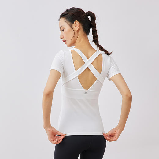 【断码捡漏】 卡益裸感短袖KL03705瑜伽服健身服 商品图5