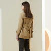 METTE2021年秋冬新品女士风衣外套短款时尚双排扣小个子收腰外套 商品缩略图2