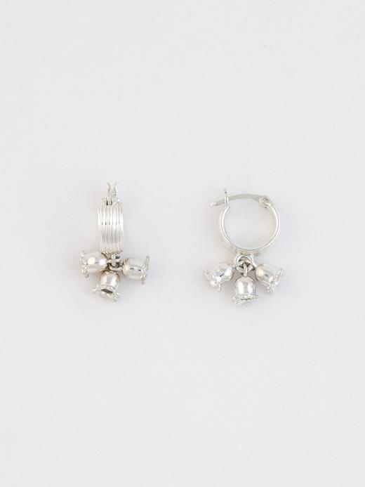 北京仓｜MM Druck-Lily of the Valley-三朵铃兰 耳环（银色）［美国设计师 ］ 商品图0