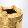 聚宝盆 日进斗金纯铜古法贴金工艺 商品缩略图6