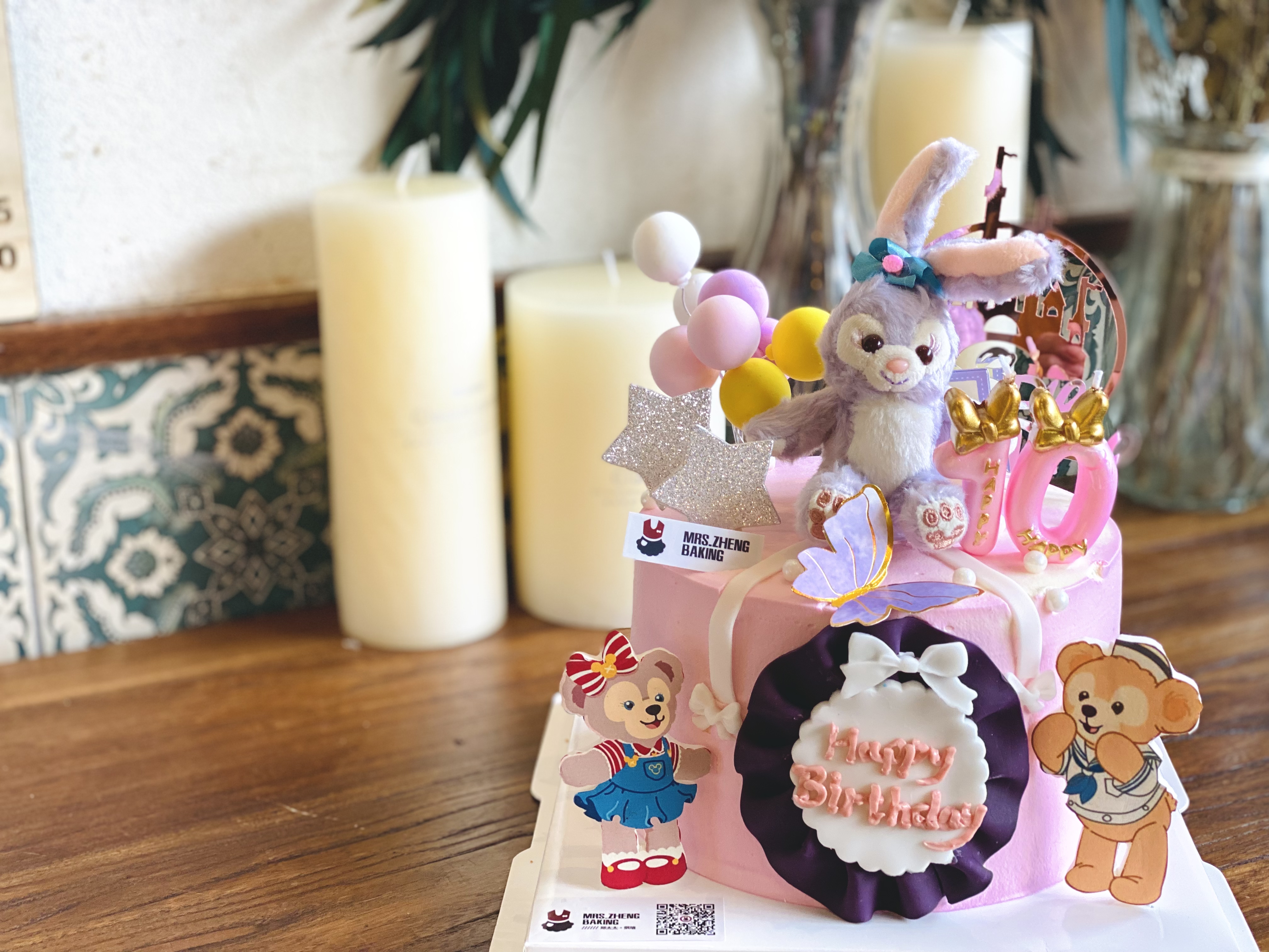 迪士尼之星黛兔蝴蝶结加高