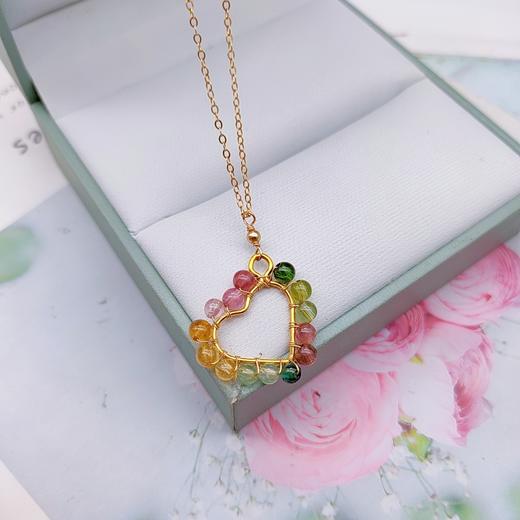 碧玺心形项链 商品图1