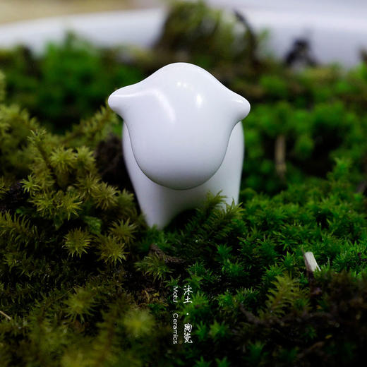 原创经典“萌羊报福”系列陶瓷摆件礼物【下单赠价值29.9元炫彩杯】 商品图1