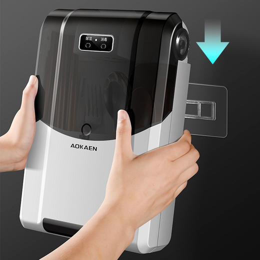 多功能筷子收纳防霉家用消DU装筷筒沥水快子合壁挂式简约筷笼防尘， 商品图1