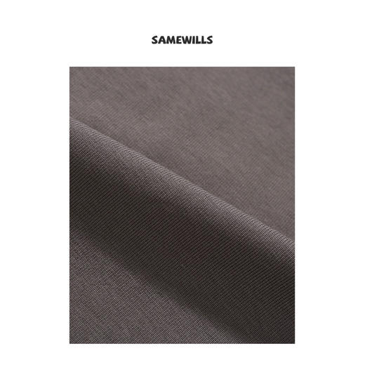 【授权商品】samewills法式优雅棉套头长袖纯色U领内搭T恤打底衫【215136】 商品图3