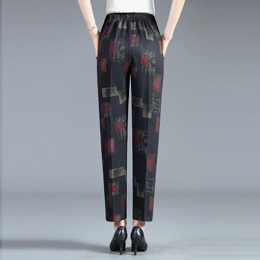 花裤子中老年人妈妈休闲外穿长裤  ZQ 商品图2